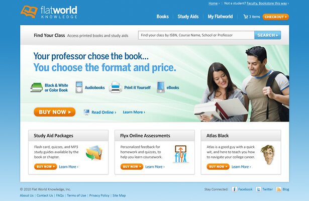 eCommerce Book website design