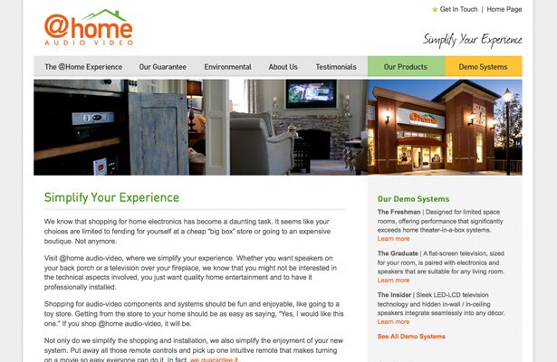 Brochure website design - HTML5